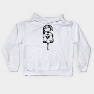 Floral Popsicle II (Hibiscus) Kids Hoodie